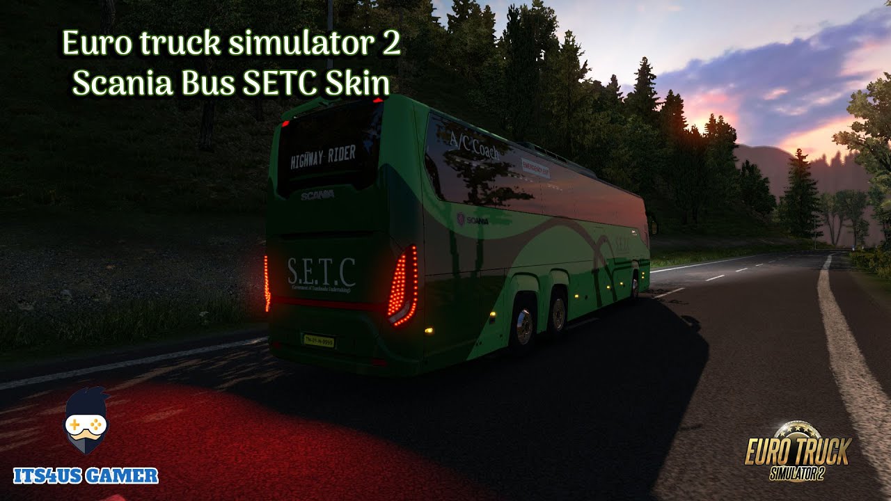 SETC SCANIA Bus ETS2 Gameplay