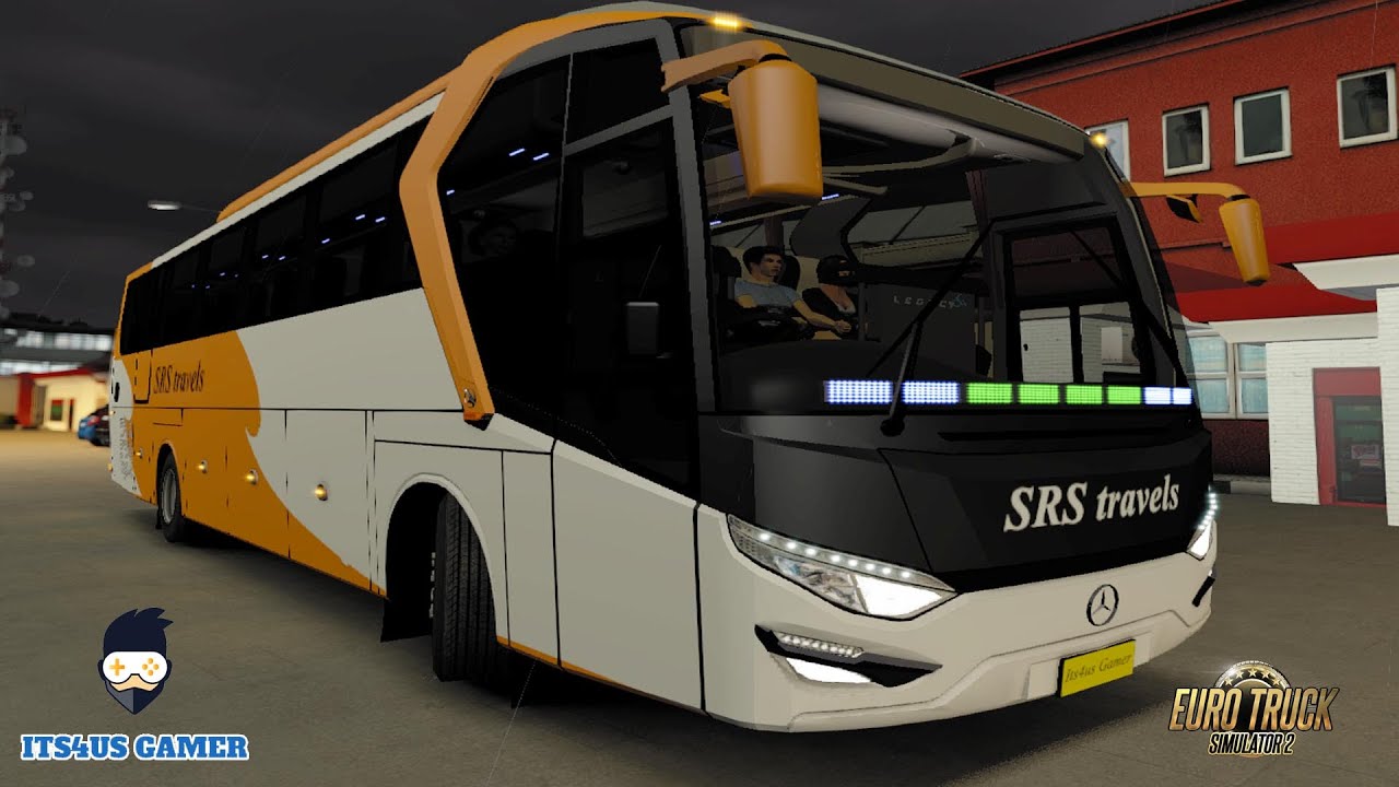 SRS Skin Mercedes Benz Bus ETS2 Game Play