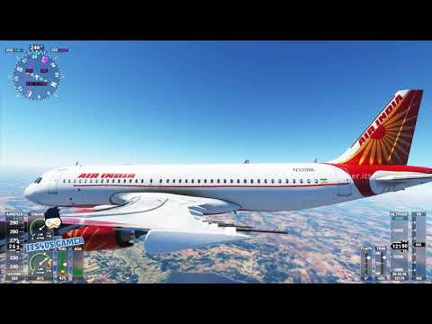 AirIndia Airbus 320neo Bengaluru Kempegowda International Airport Microsoft Flight Simulator