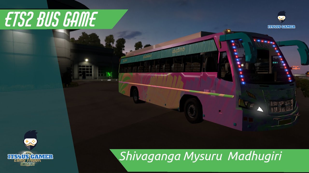 Fast driving Shivaganga Mysuru To Madhugiri ET2 Gameplay Tiger Coach by Its4us Gamer