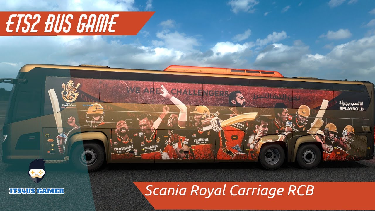 Scania Touring bus RCB skin download