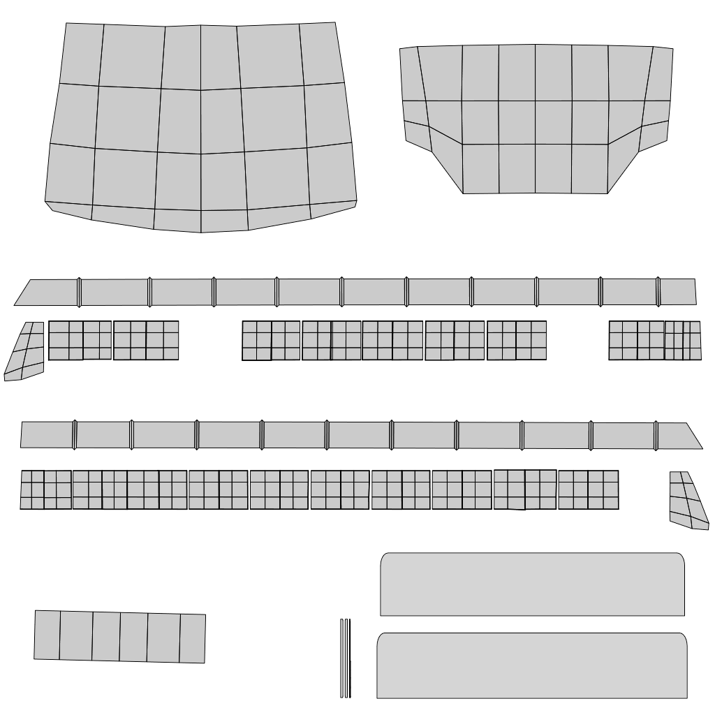 Skin Template , Sticker & Route Board UV Template for Its4us Coach v1.