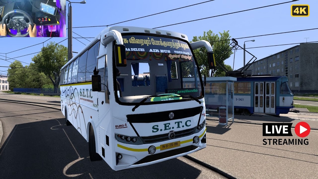 ETS2 Bus 🚌 Lets Play ETS2 | @Its4us Gamer | Logitech G923 TamilNadu Bus Game